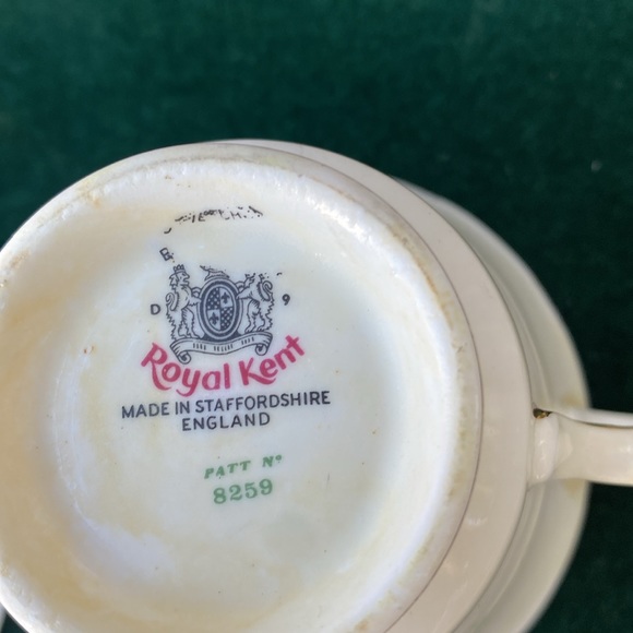 Royal Kent Daffodil Tea Cup and Saucer Bone China - Picture 9 of 10